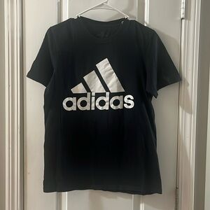 Adidas T-Shirt Men’s Small Black & White Classic (M1-16)